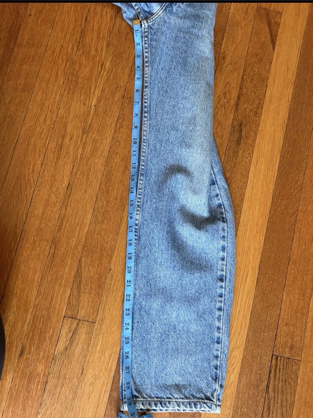 Vintage 90’s Levi’s 505 Straight Leg Orange Tab Blue Jeans - Picture 8 of 9
